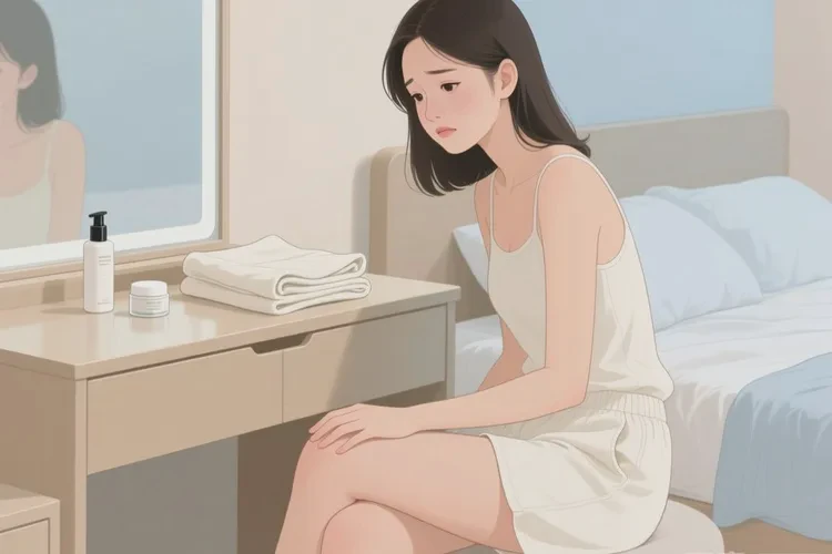 女生大腿上容易起湿疹可以治愈吗(图1)