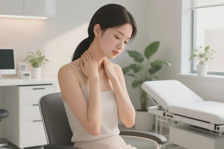 女生脖子上起湿疹可以治愈吗(图1)