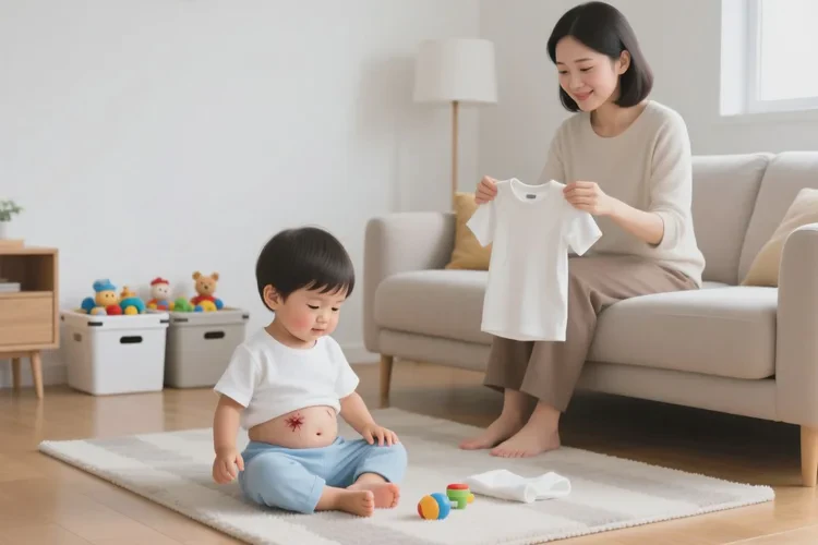 小儿肚子上出湿疹可以治愈吗(图4)