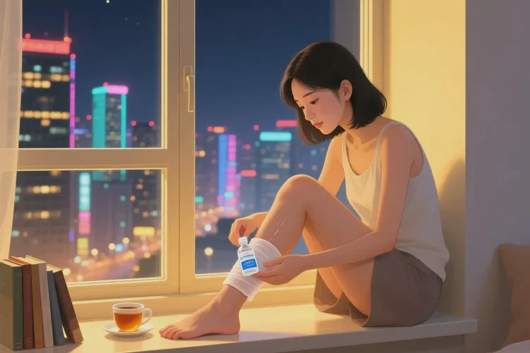 女生小腿出现湿疹可以治愈吗(图1)