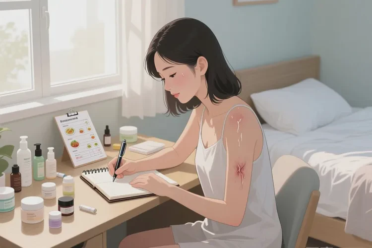 女生脖子出湿疹可以治愈吗(图3)