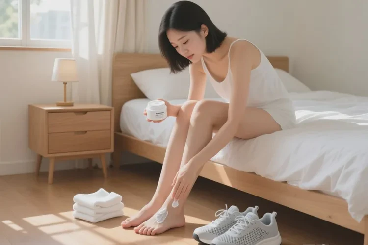 女生脚上容易长湿疹可以治愈吗(图1)