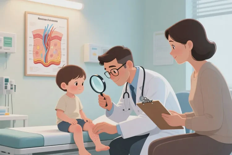 小儿小腿上偶尔长湿疹可以治愈吗(图4)