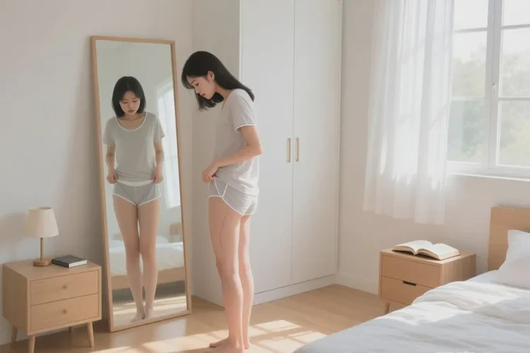 女生大腿上经常长湿疹可以治愈吗(图1)