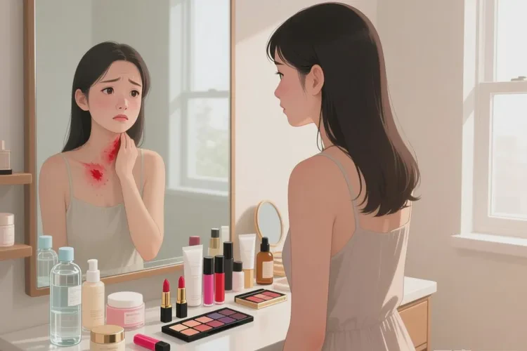 女生脖子出现湿疹可以治愈吗(图1)