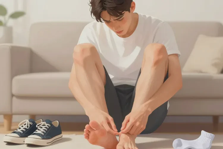 男生脚上起湿疹可以治愈吗(图1)