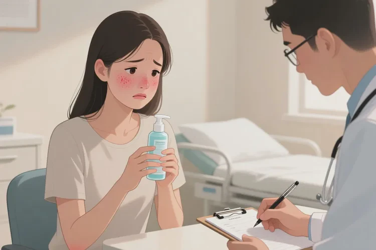 女生脸上经常长湿疹可以治愈吗(图1)