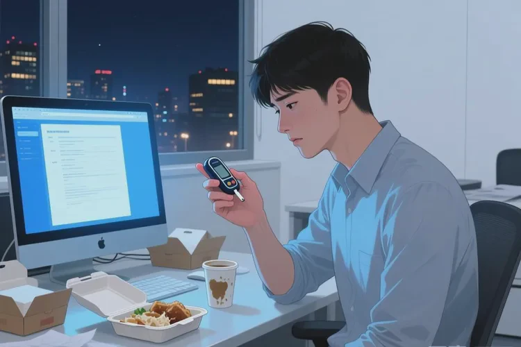 29岁晚餐血糖13.2是怎么回事(图1)