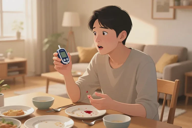 29岁晚餐血糖12点4是怎么回事(图1)