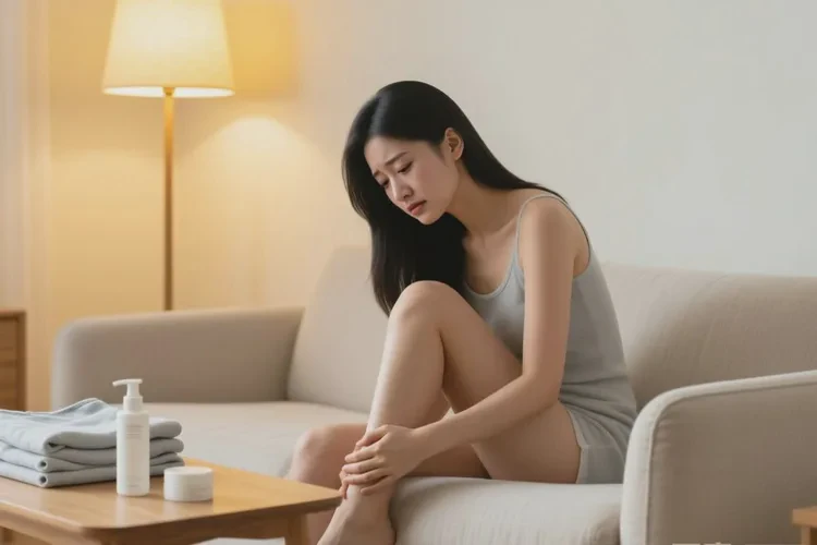 女人小腿上有湿疹能治愈吗(图1)