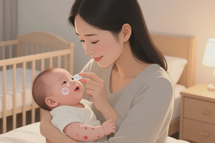 新生儿身上经常起湿疹能治愈吗(图1)