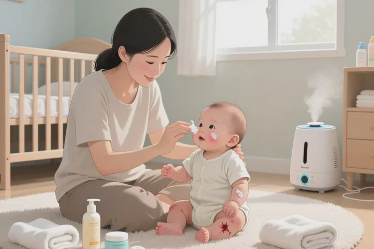 新生儿身上有湿疹能治愈吗(图1)