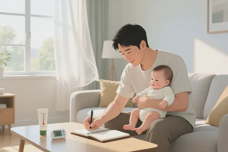 新生儿大腿偶尔长湿疹可以治愈吗(图3)