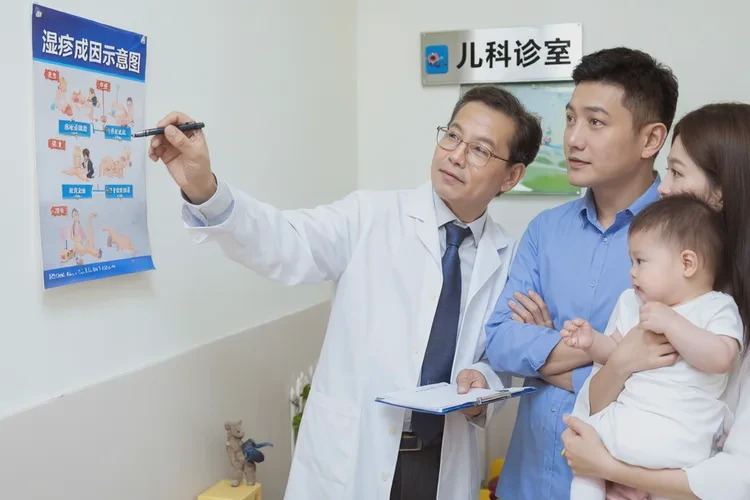 小儿大腿上容易起湿疹能治愈吗(图2)