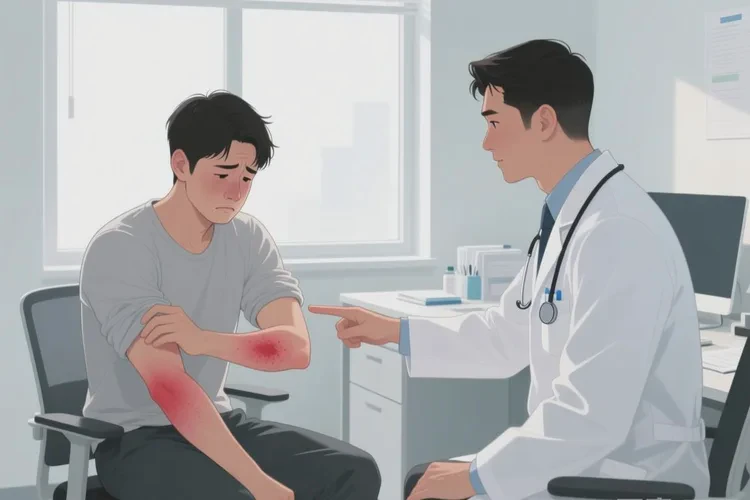 男性全身经常起湿疹能治愈吗(图1)