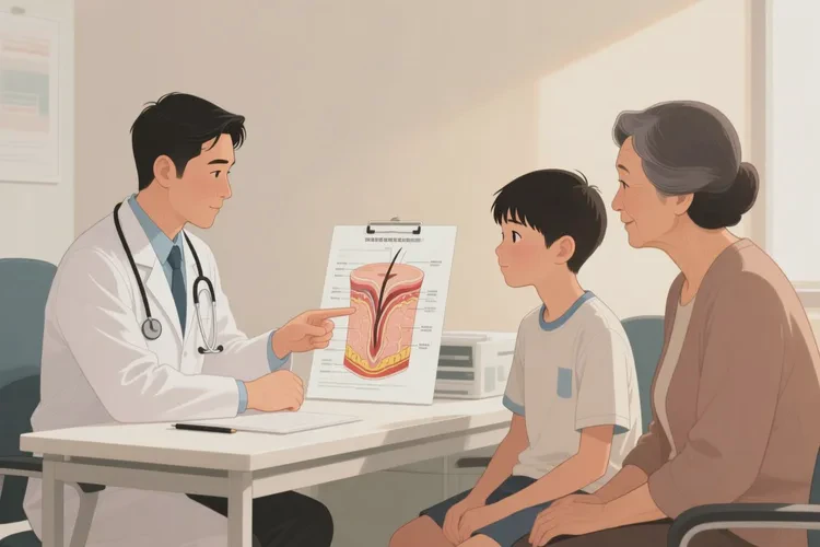 中学生四肢偶尔起湿疹能治愈吗(图4)