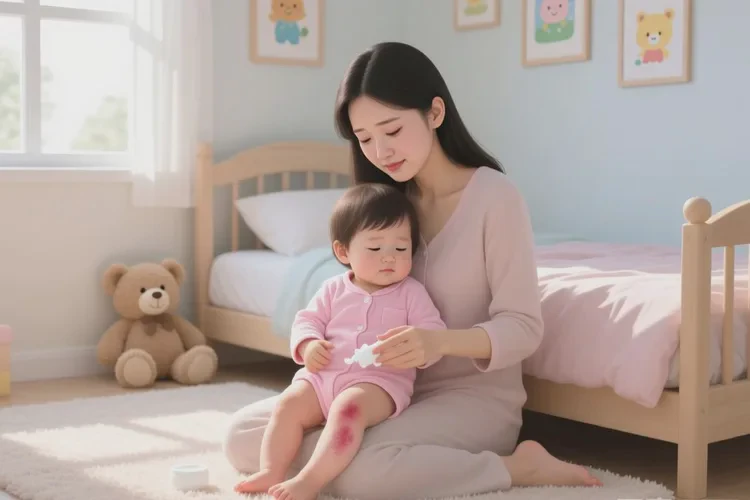 小孩大腿偶尔长湿疹能不能治愈(图1)