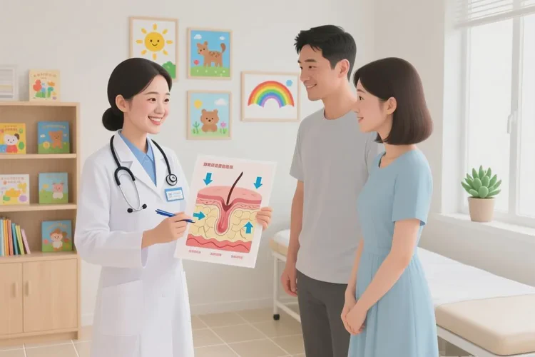 新生儿脖子偶尔起湿疹能治愈吗(图3)