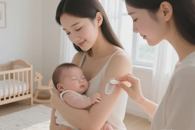 哺乳期妈妈身上偶尔起湿疹能治愈吗(图4)