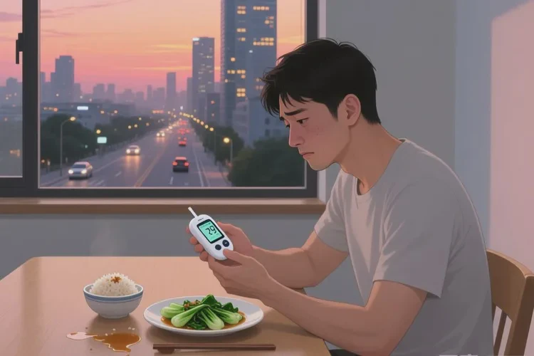 29岁晚餐血糖21.8是怎么回事(图1)