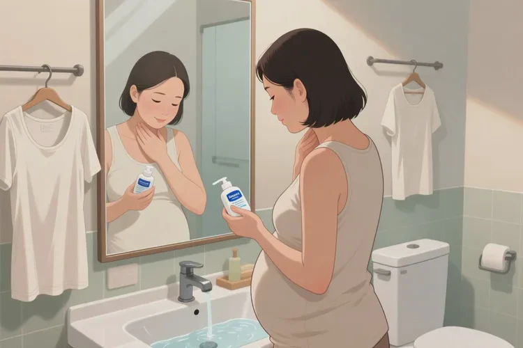 哺乳期妈妈脖子偶尔起湿疹能治愈吗(图3)