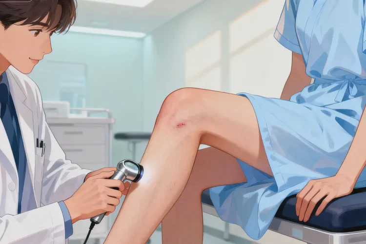 男性小腿偶尔起湿疹能治愈吗(图2)