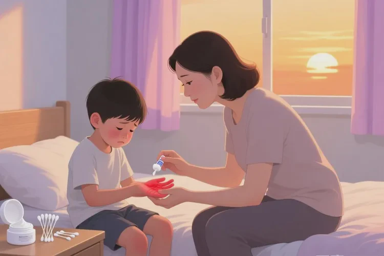 小孩手上经常长湿疹能不能治愈(图1)