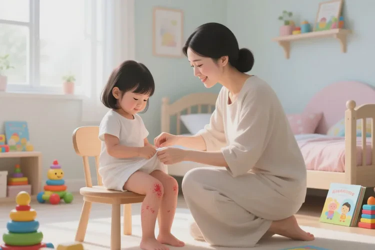 小儿大腿上有湿疹能治愈吗(图4)