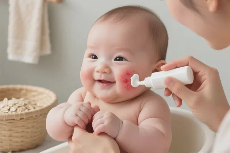 婴儿脸上长湿疹能不能治愈(图2)