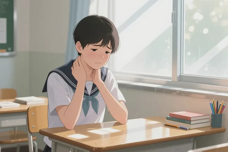 中学生脖子出现湿疹能治愈吗(图1)