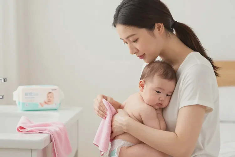 新生儿屁股长湿疹能治愈吗(图1)