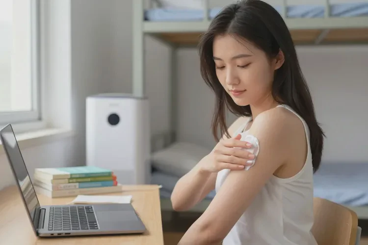 大学生手臂上长湿疹能治愈吗(图1)