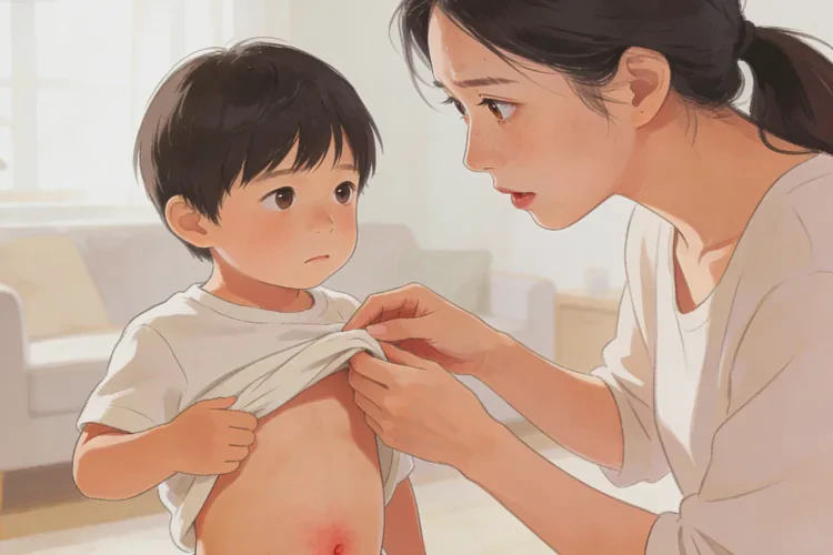 小学生肚子经常起湿疹能治愈吗(图1)