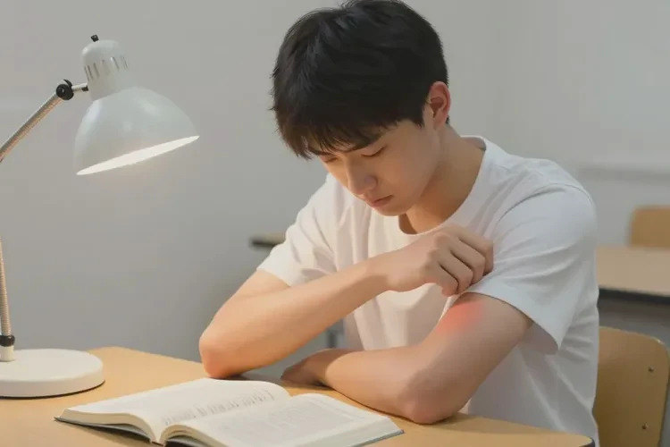 中学生手臂出现湿疹能治愈吗(图1)