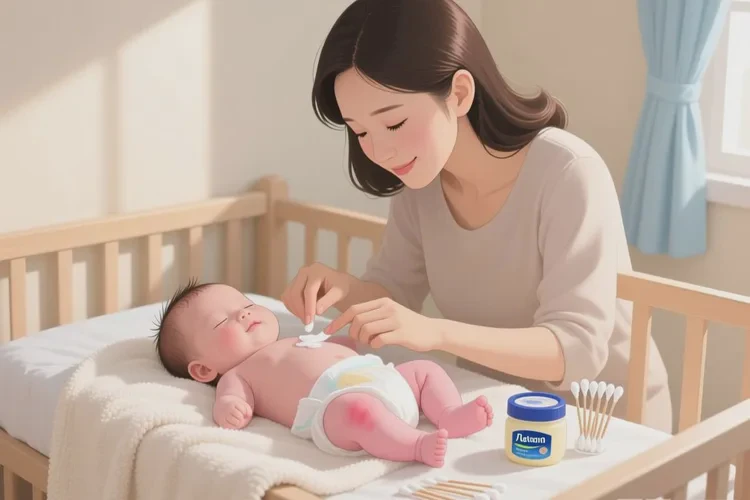 新生儿大腿长湿疹能治愈吗(图1)