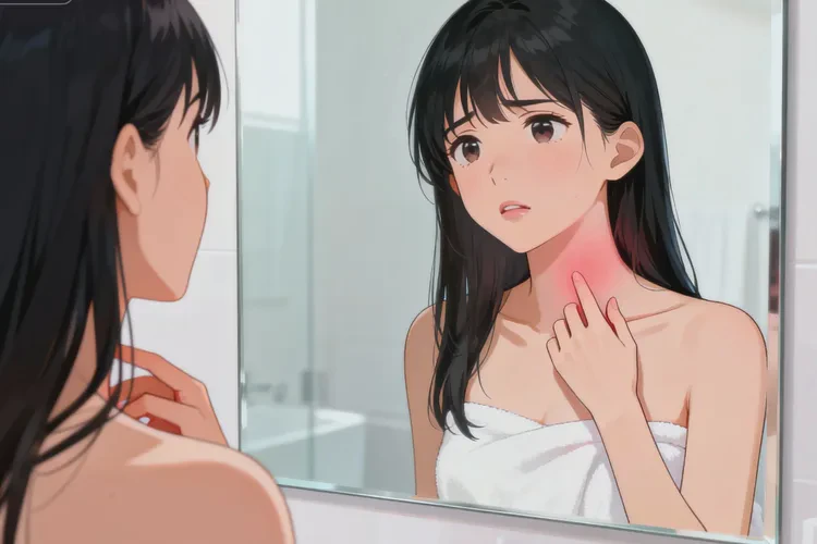 女性脖子上出湿疹能治愈吗(图1)