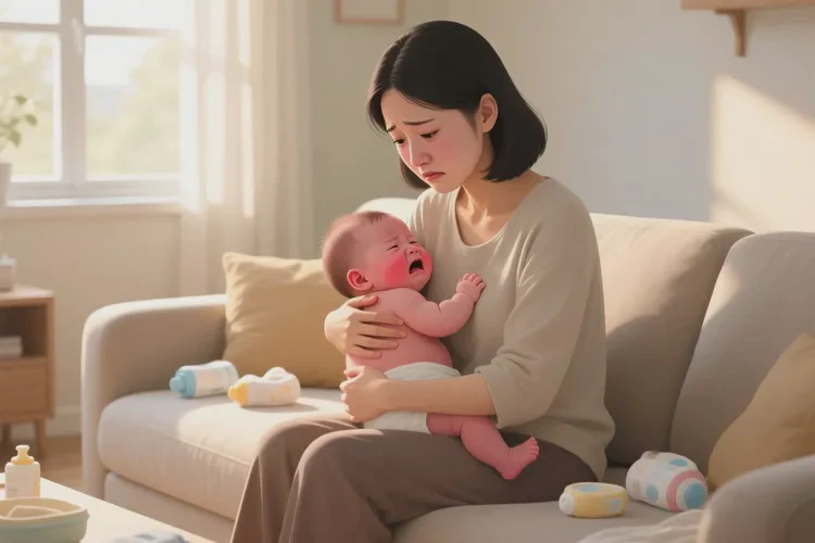 新生儿身上出现湿疹能治愈吗(图1)