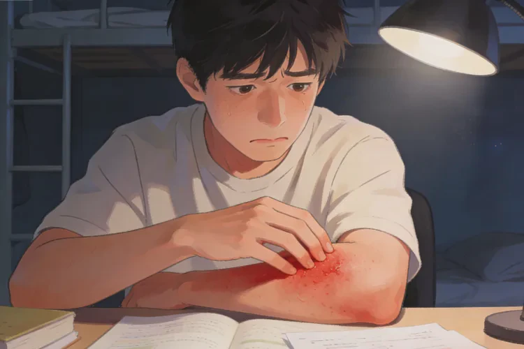 大学生身上出湿疹能治愈吗(图1)