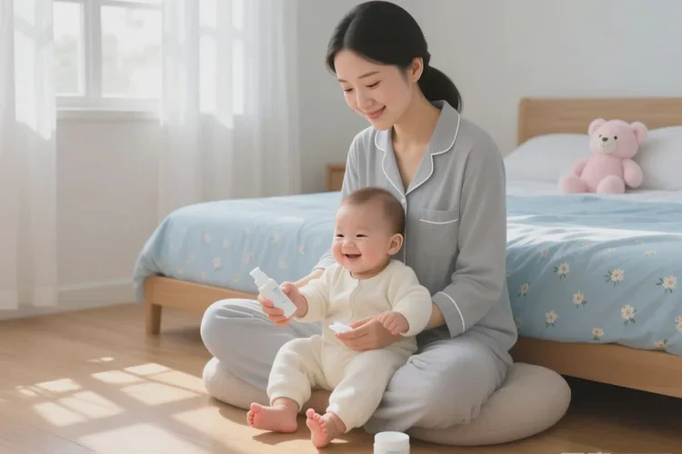 宝宝大腿上偶尔长湿疹能不能治愈(图1)