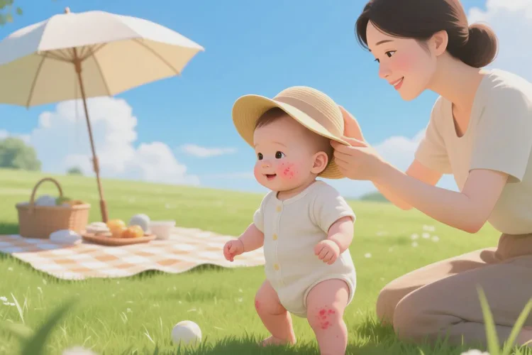 宝宝脸上偶尔长湿疹能不能治愈(图3)