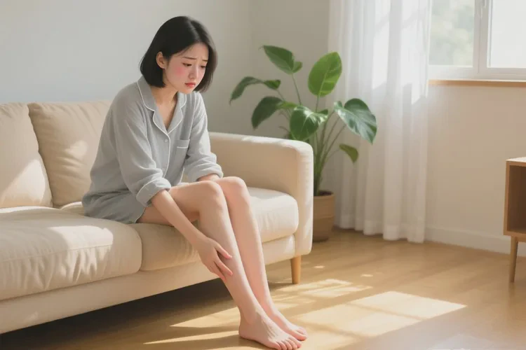 女人小腿上容易起湿疹能治愈吗(图1)