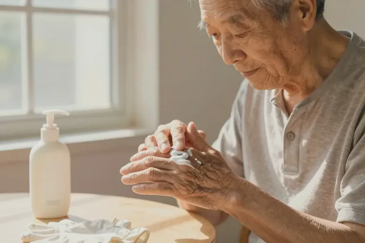 高龄老人手上经常起湿疹能治愈吗(图1)