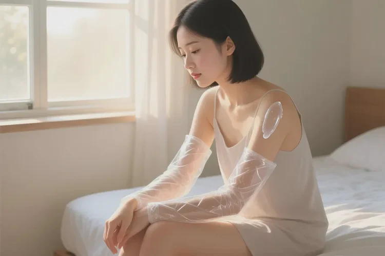 女人手臂上出湿疹能治愈吗(图1)