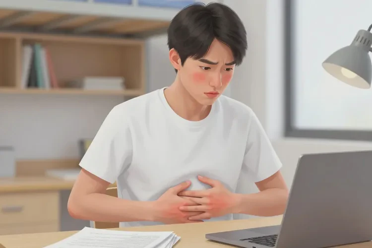 大学生肚子上出现湿疹能治愈吗(图1)