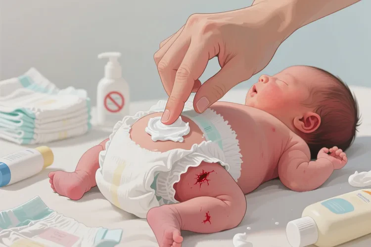 新生儿屁股上出湿疹能治愈吗(图2)