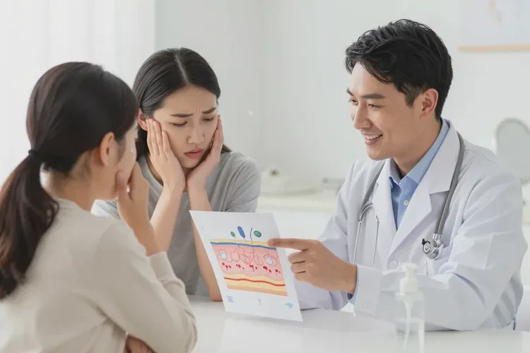 小儿大腿上出现湿疹能治愈吗(图2)