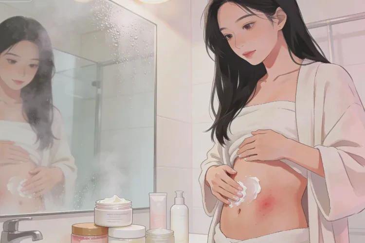 女人肚子上起湿疹能治愈吗(图1)