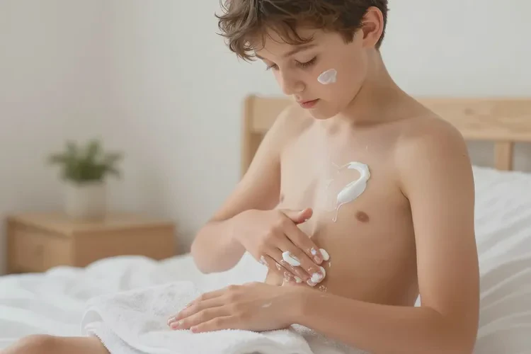 青少年肚子出现湿疹能治愈吗(图1)