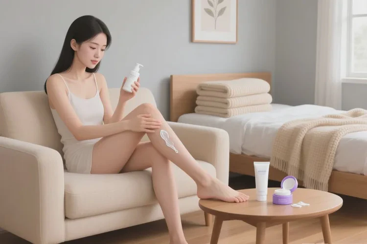 女性小腿上容易起湿疹能治愈吗(图1)