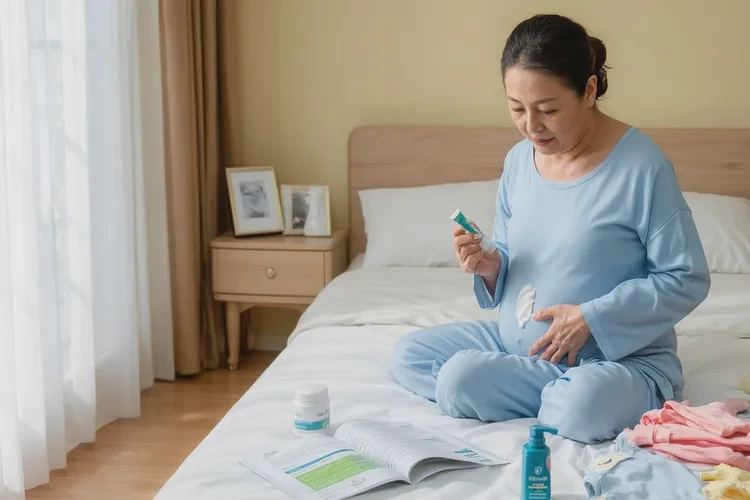 哺乳期妈妈肚子上容易长湿疹能治愈吗(图4)